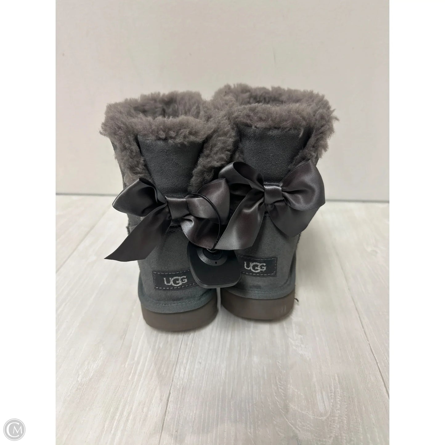 Boots Designer By Ugg In Grey, Size: 8