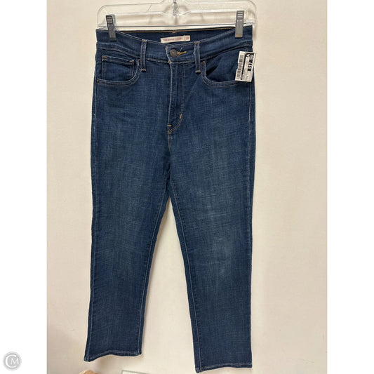 Jeans Skinny By Levis In Blue Denim, Size: 6