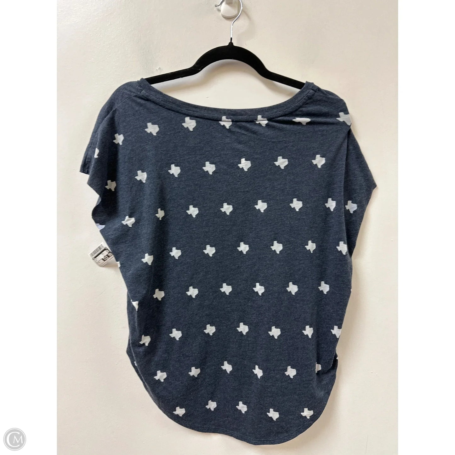 Top Short Sleeve By Nfl In Blue, Size: S