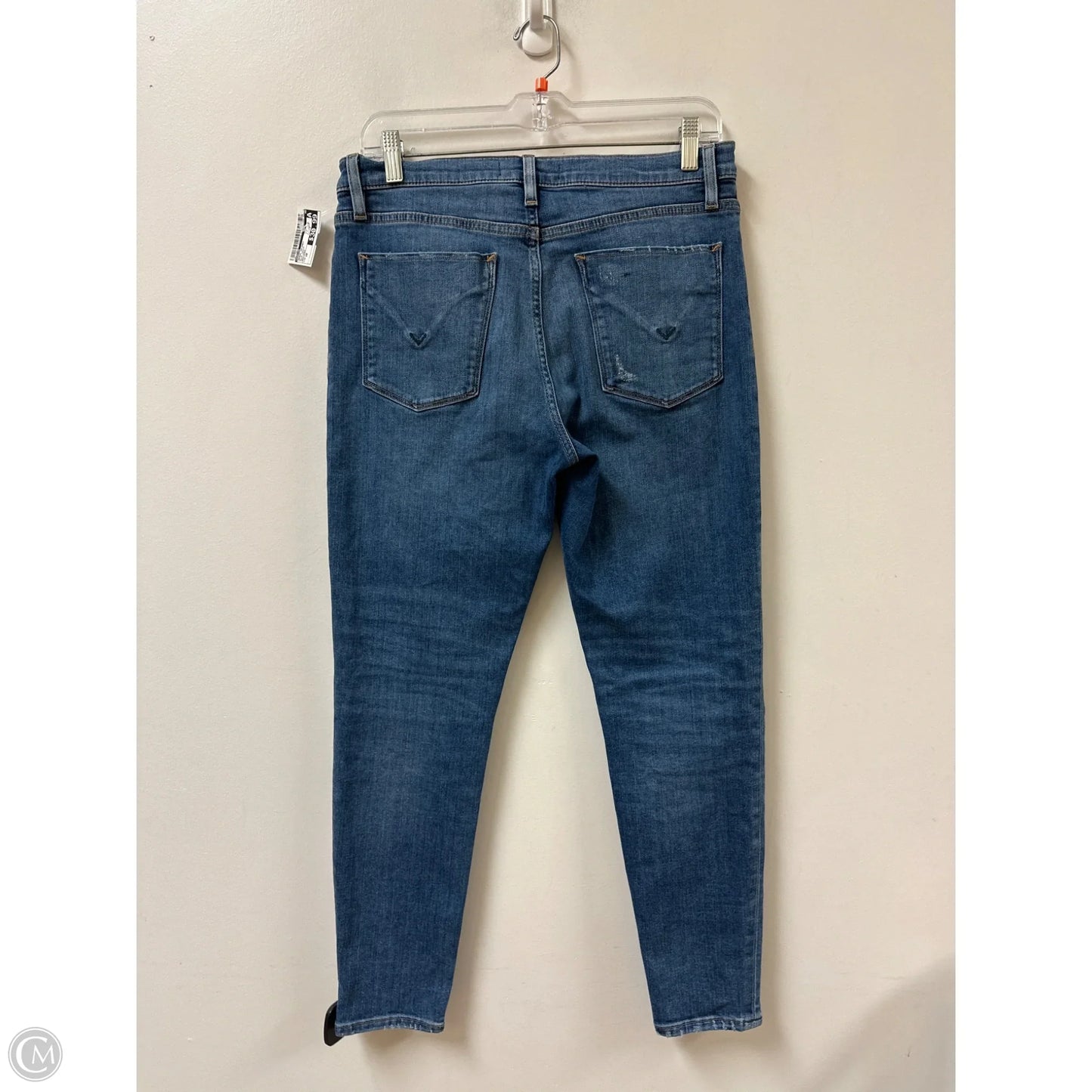 Jeans Skinny By Hudson In Blue Denim, Size: 10
