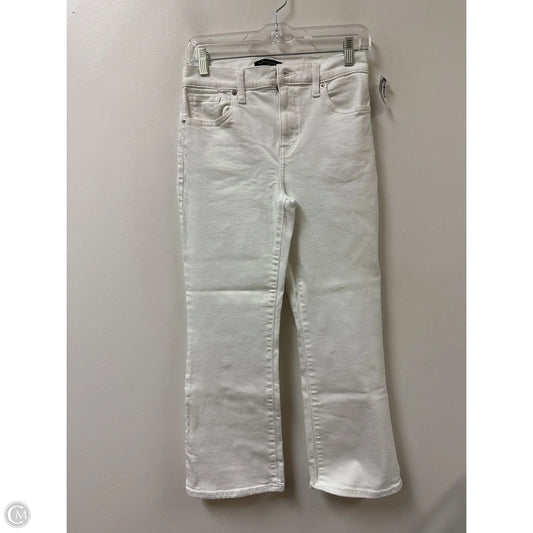 Pants Cropped By Banana Republic In White, Size: 2