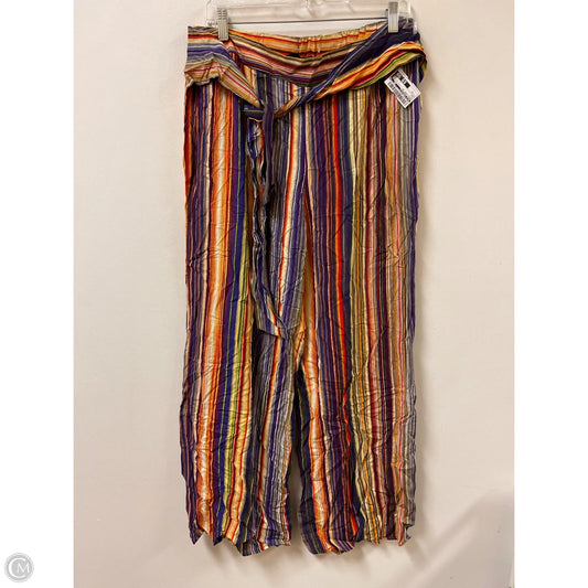 Pants Wide Leg By Mlle Gabrielle In Multi-colored, Size: 12