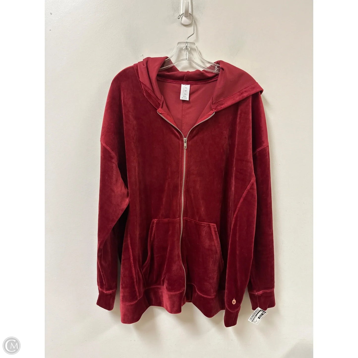 Athletic Jacket By Livi Active In Red, Size: 4x