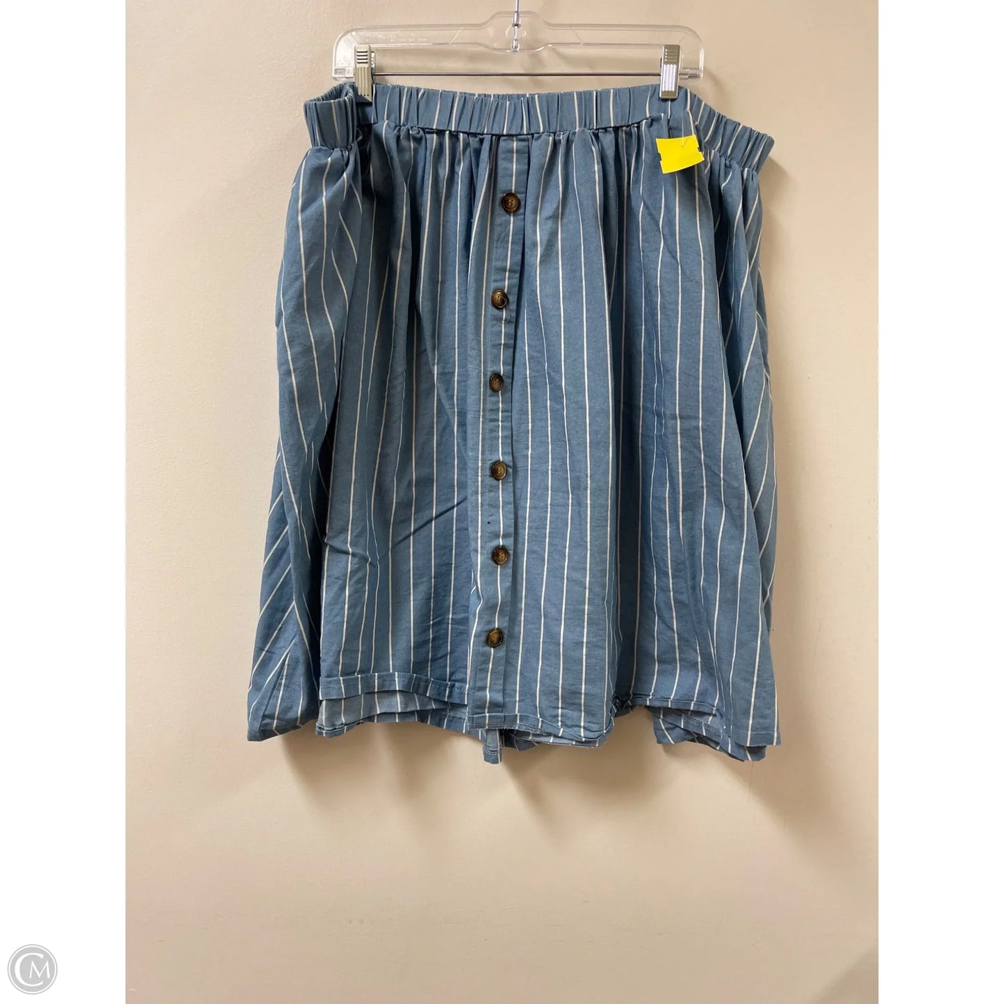 Skirt Mini & Short By Clothes Mentor In Blue, Size: 26