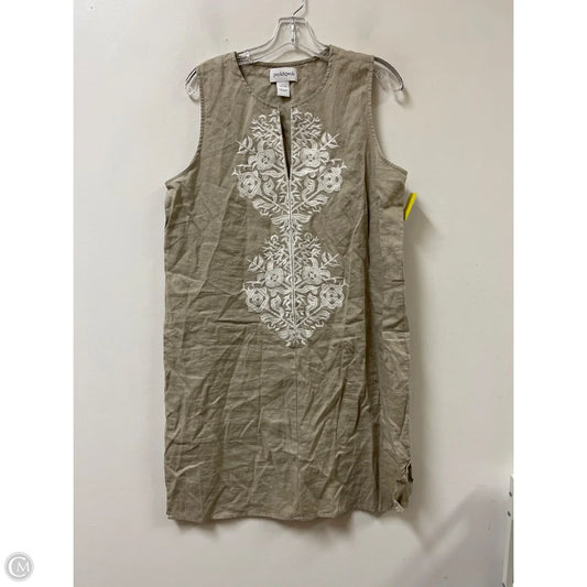 Dress Casual Short By Peck And Peck In Cream, Size: L