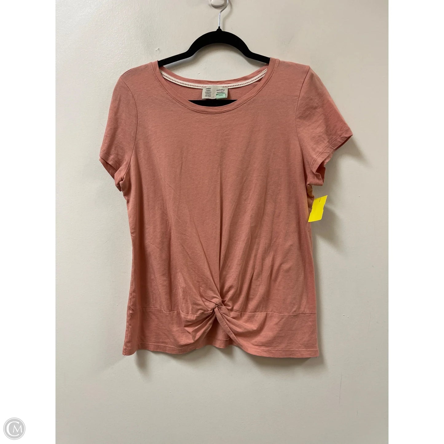 Top Short Sleeve Basic By Saturday/sunday In Pink, Size: L