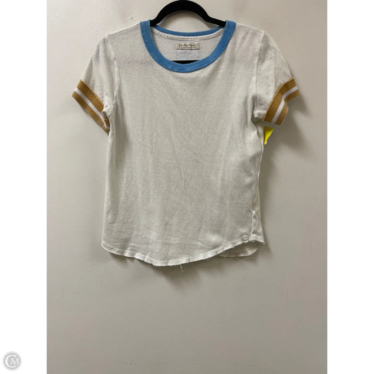 Top Short Sleeve By We The Free In Cream, Size: M