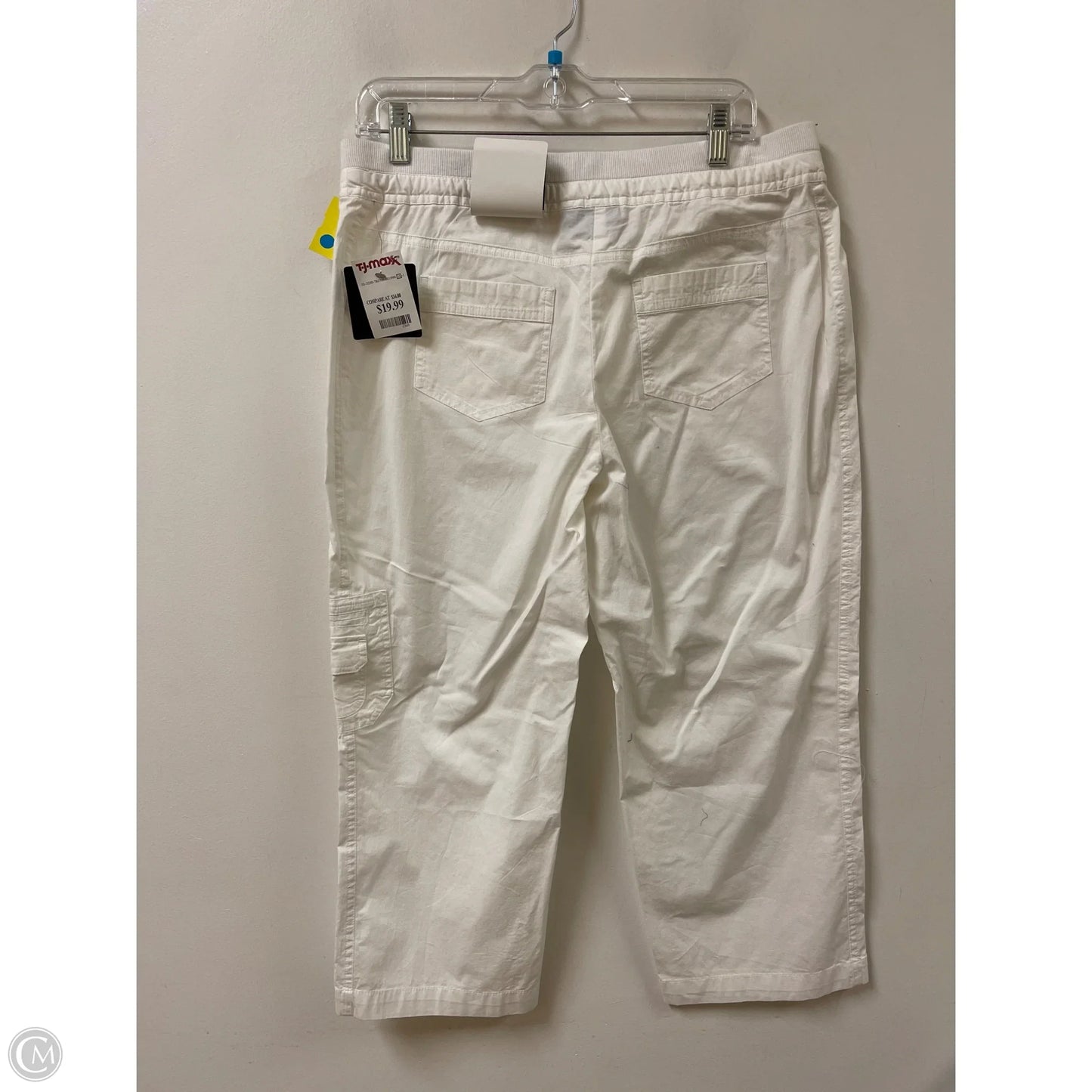Pants Cropped By Rafaella In White, Size: 10