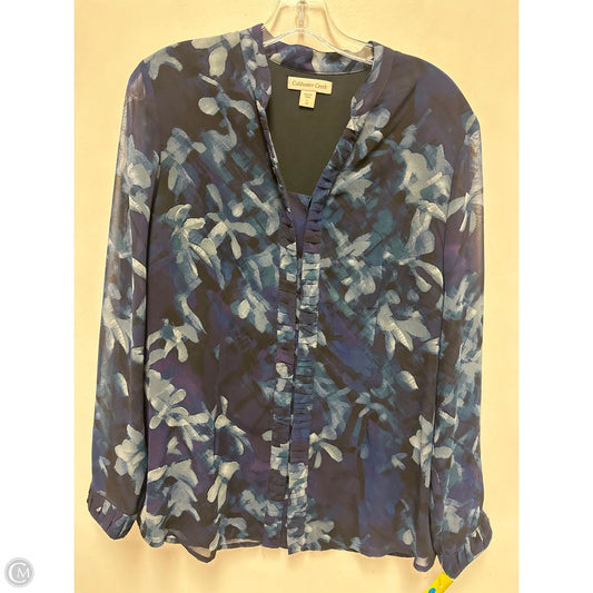 Top Long Sleeve By Coldwater Creek In Purple, Size: L