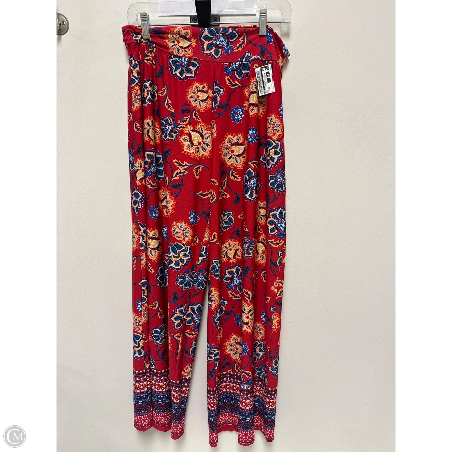 Pants Wide Leg By Apt 9 In Red, Size: 16