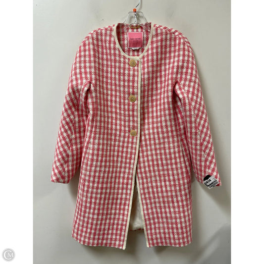 Coat Designer By Kate Spade In Pink, Size: S