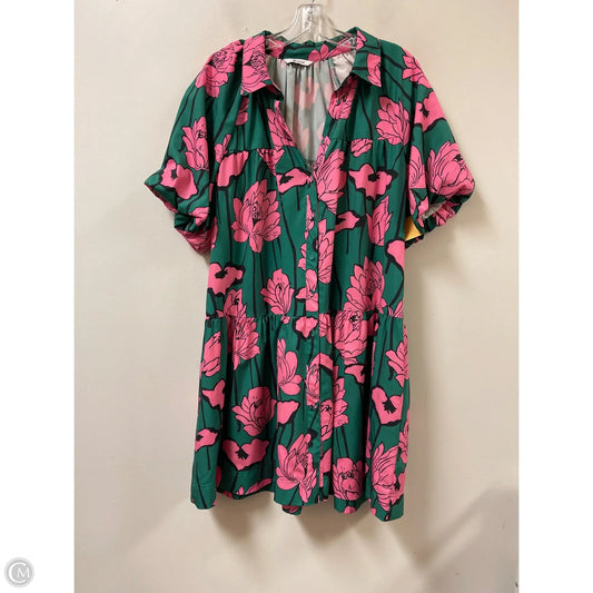 Dress Casual Short By Clothes Mentor In Green, Size: Xl
