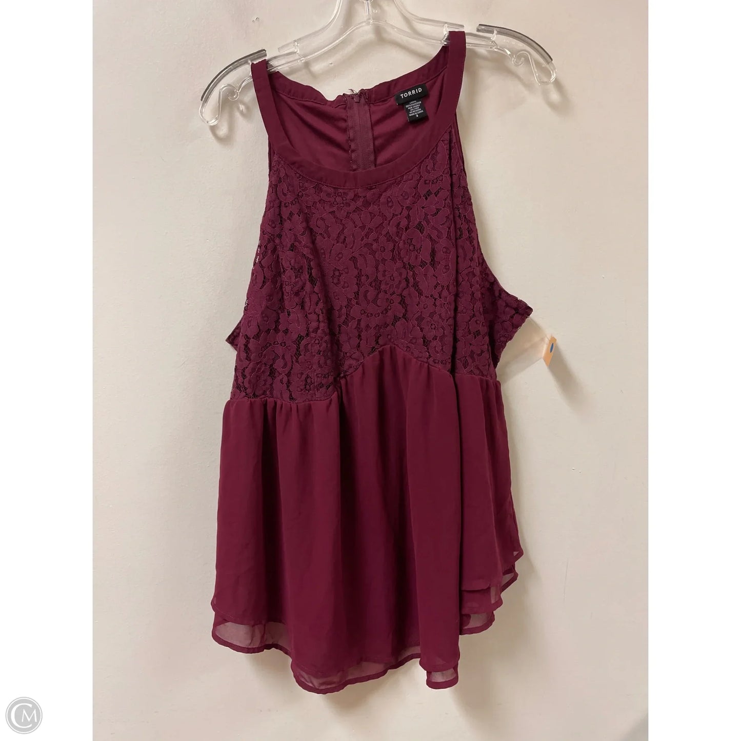 Top Short Sleeve By Torrid In Red, Size: 3x