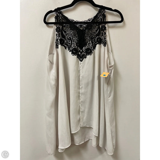 Top Sleeveless By City Chic In Grey, Size: 2x