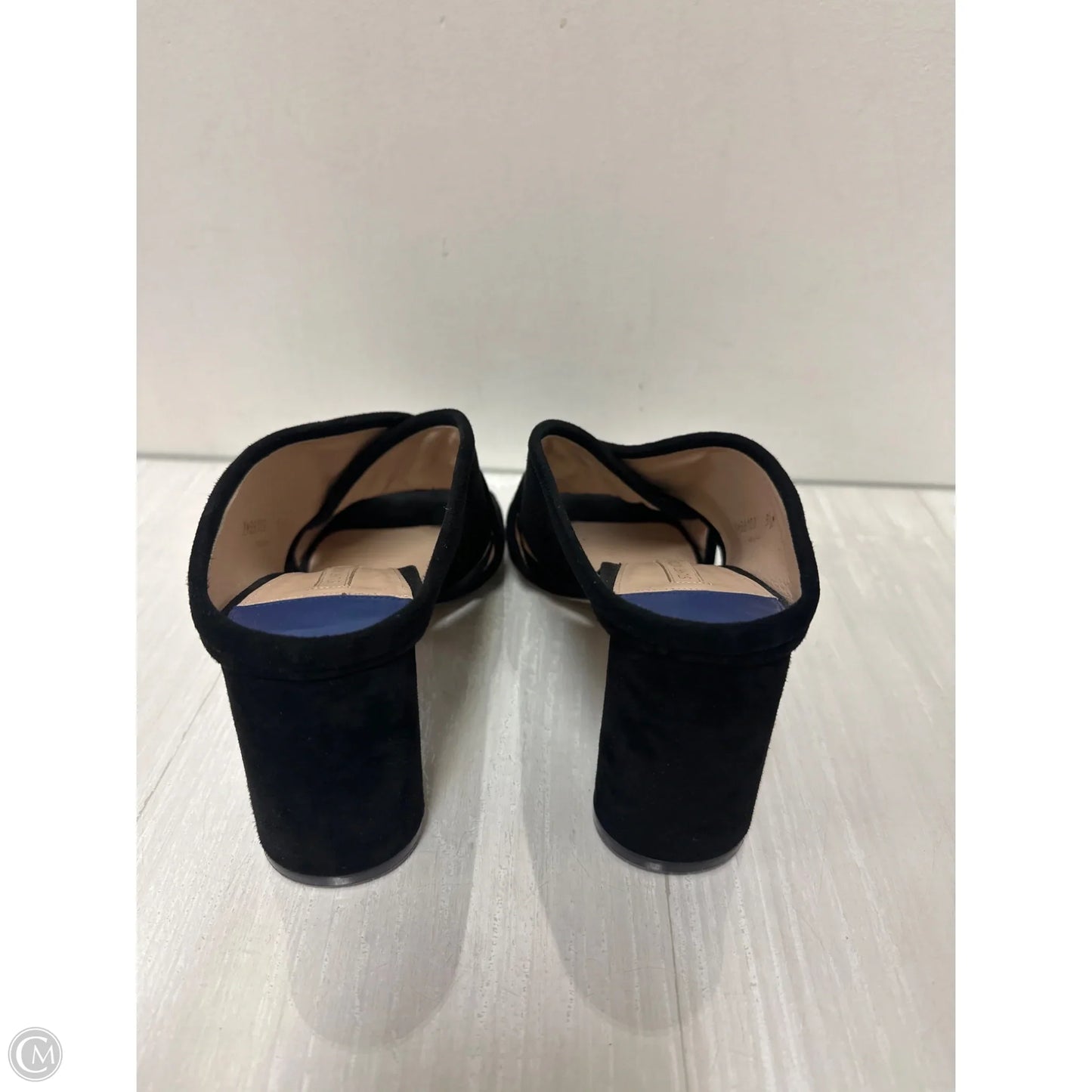 Sandals Designer By Stuart Weitzman In Black, Size: 9.5