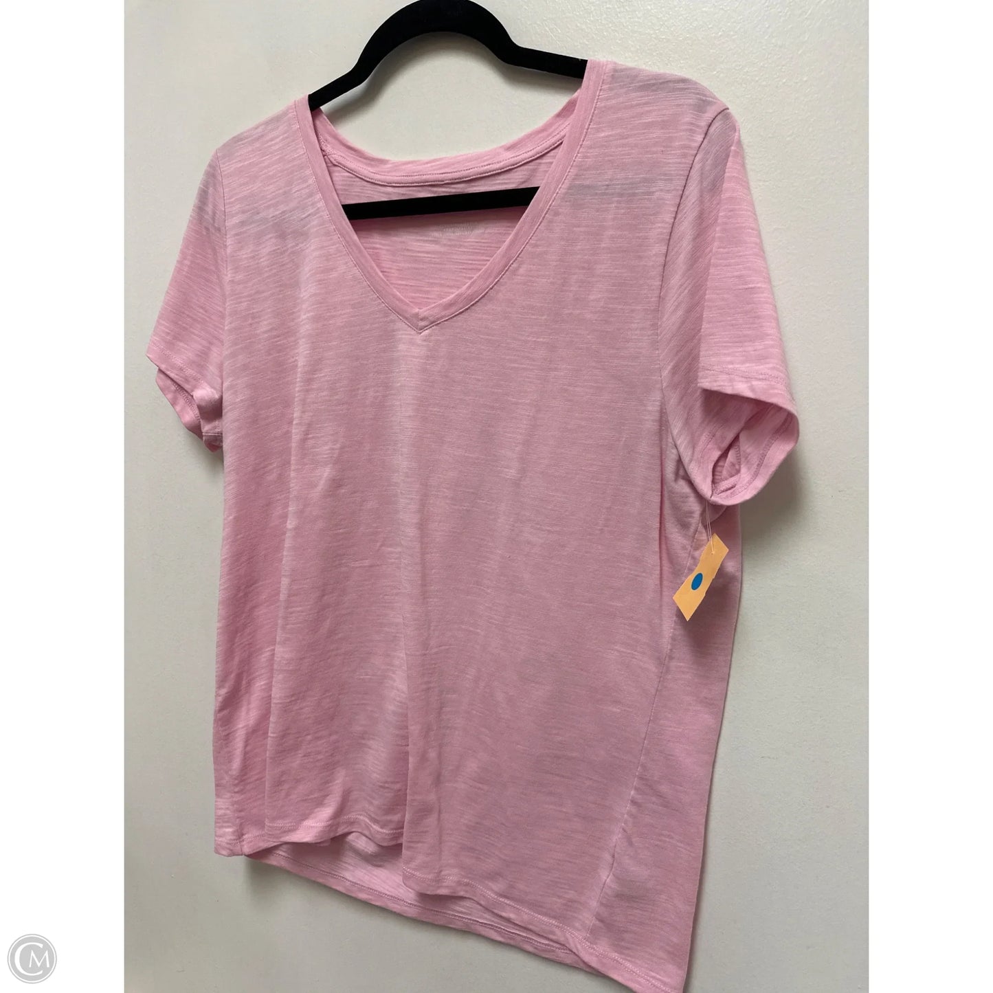 Top Short Sleeve Basic By Talbots In Pink, Size: Xl
