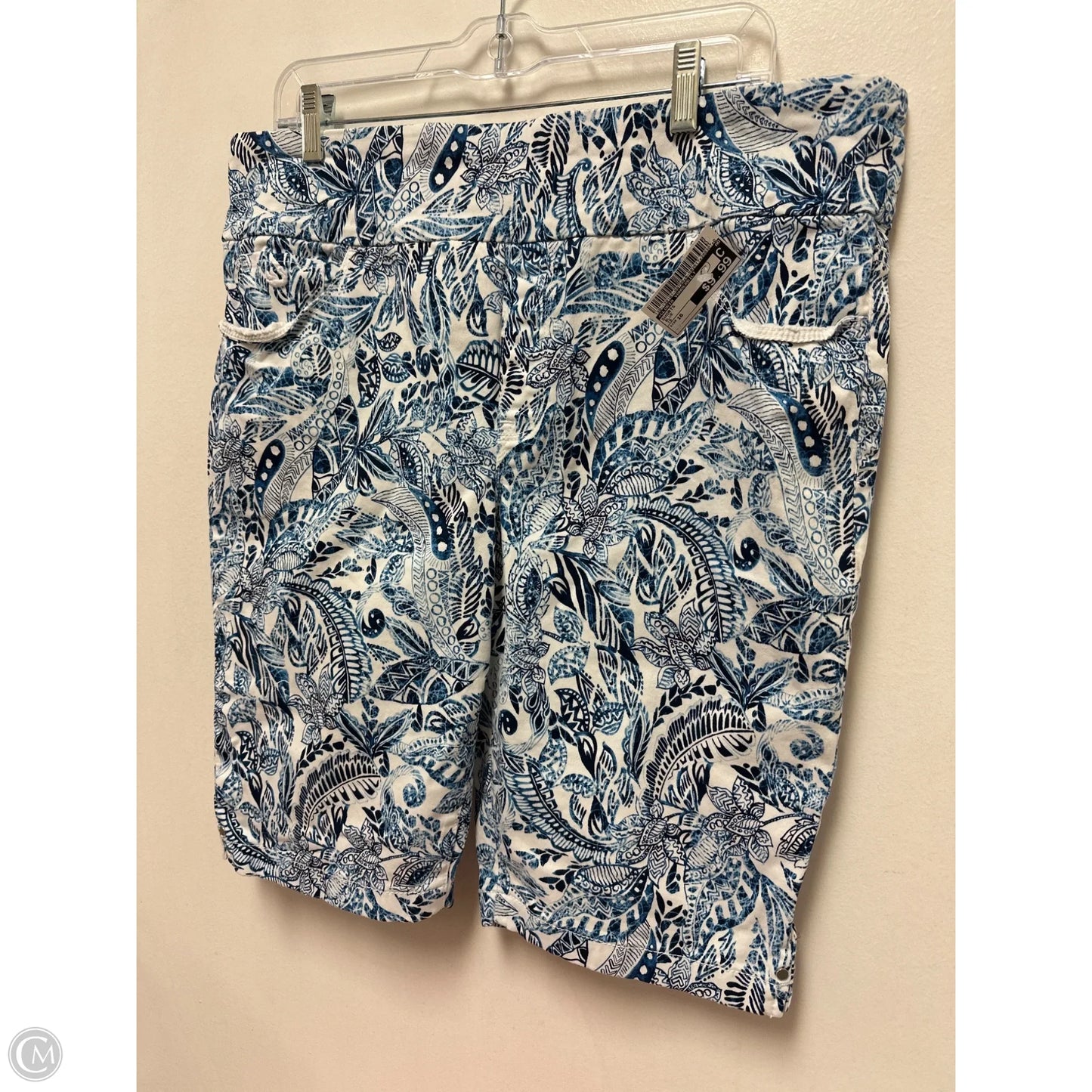 Shorts By Gloria Vanderbilt In Blue, Size: 16