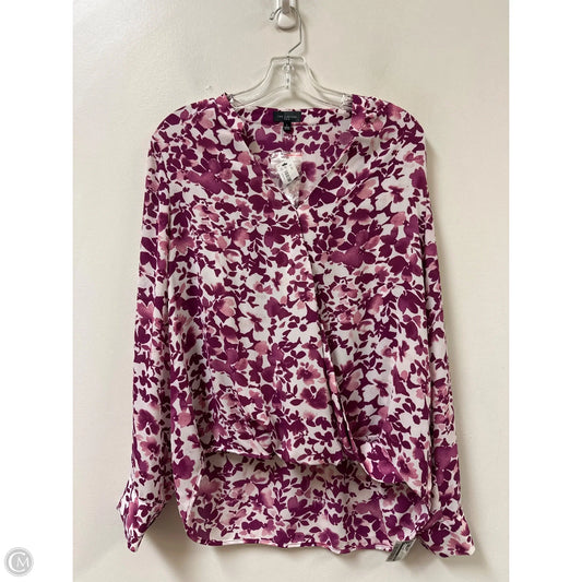 Top Long Sleeve By Limited In Purple, Size: L