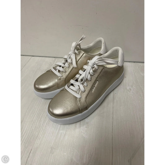 Shoes Sneakers By Cole-haan In Gold, Size: 8