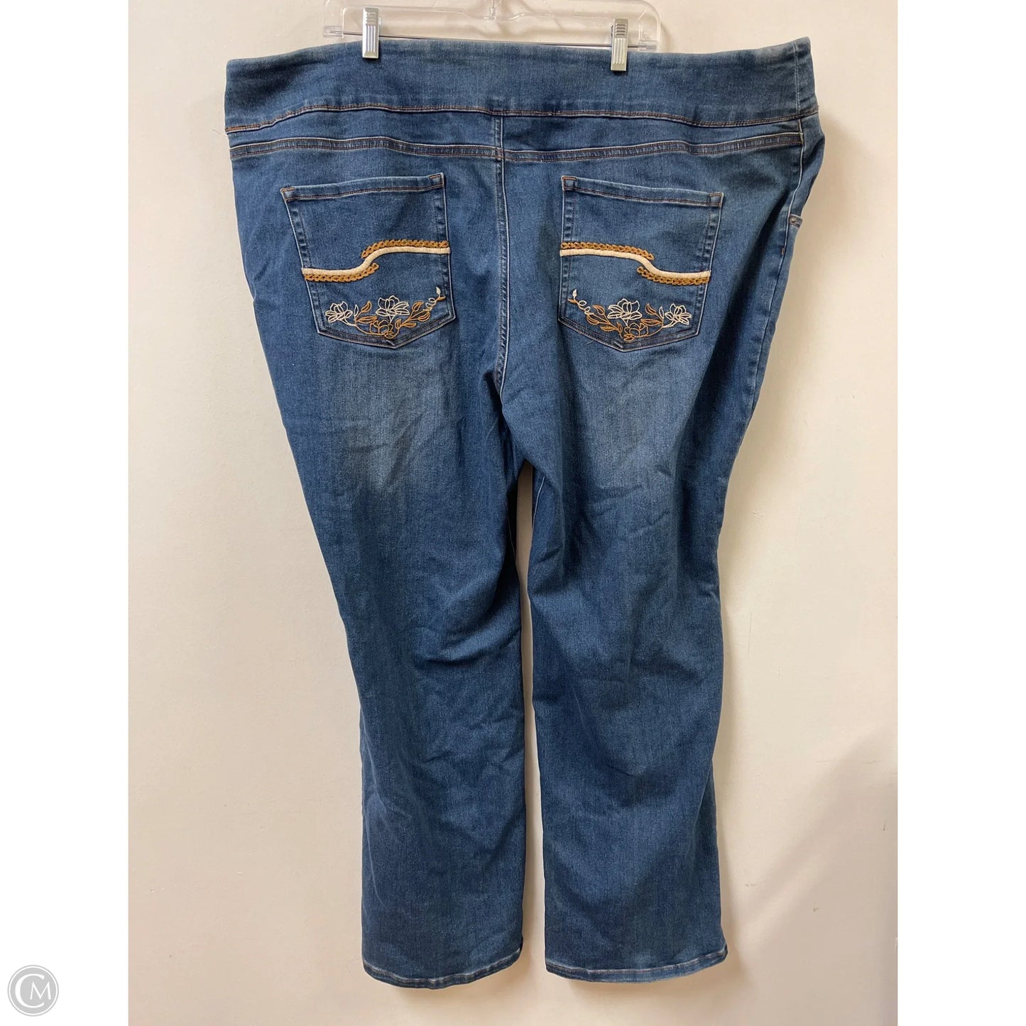 Jeans Straight By The Pioneer Woman In Blue Denim, Size: 22