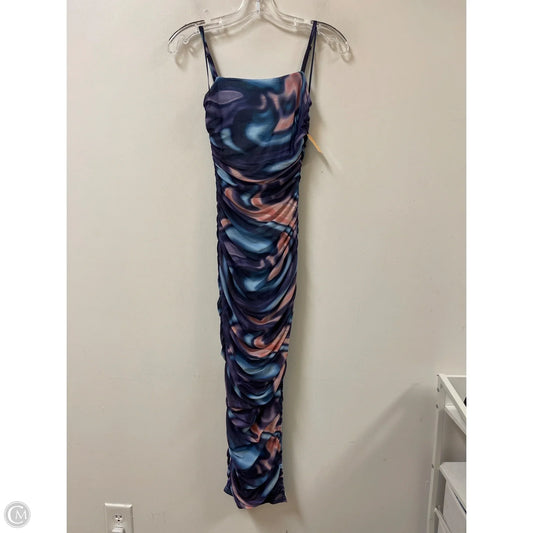Dress Casual Maxi By Fashion Nova In Blue, Size: 1x
