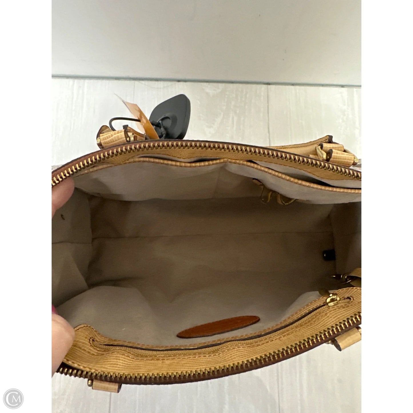 Handbag Designer By Brahmin, Size: Medium