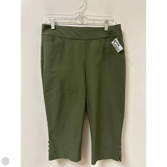 Pants Cropped By Chicos In Green, Size: 4