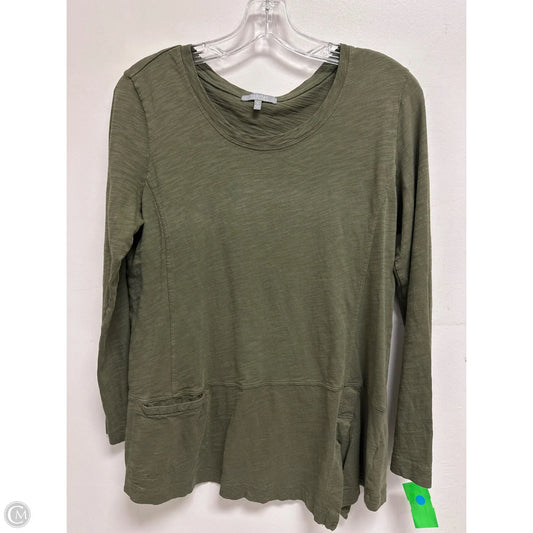 Top Long Sleeve By Habitat In Green, Size: Xs