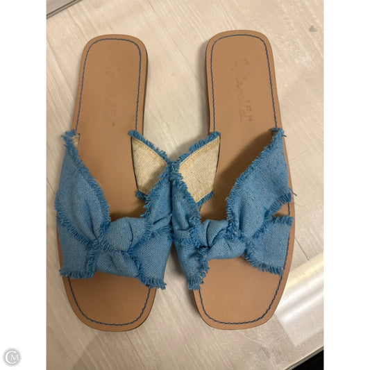 Sandals Flats By Splendid In Blue, Size: 9