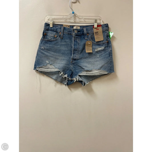 Shorts By Levis In Blue Denim, Size: 8