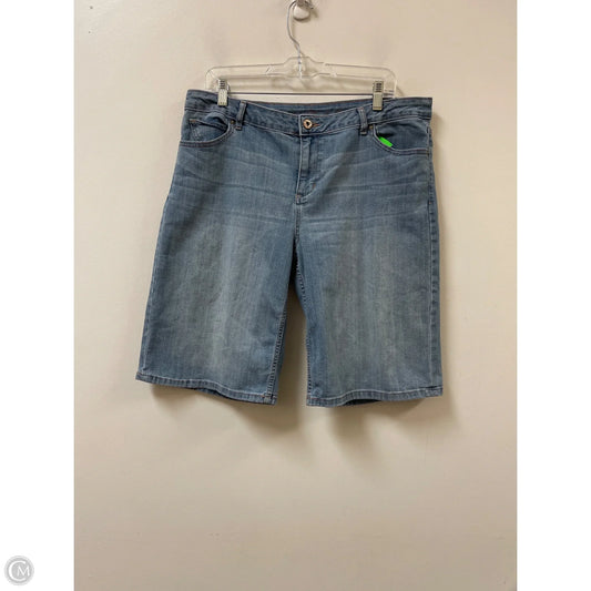 Shorts By Simply Vera In Blue Denim, Size: 12