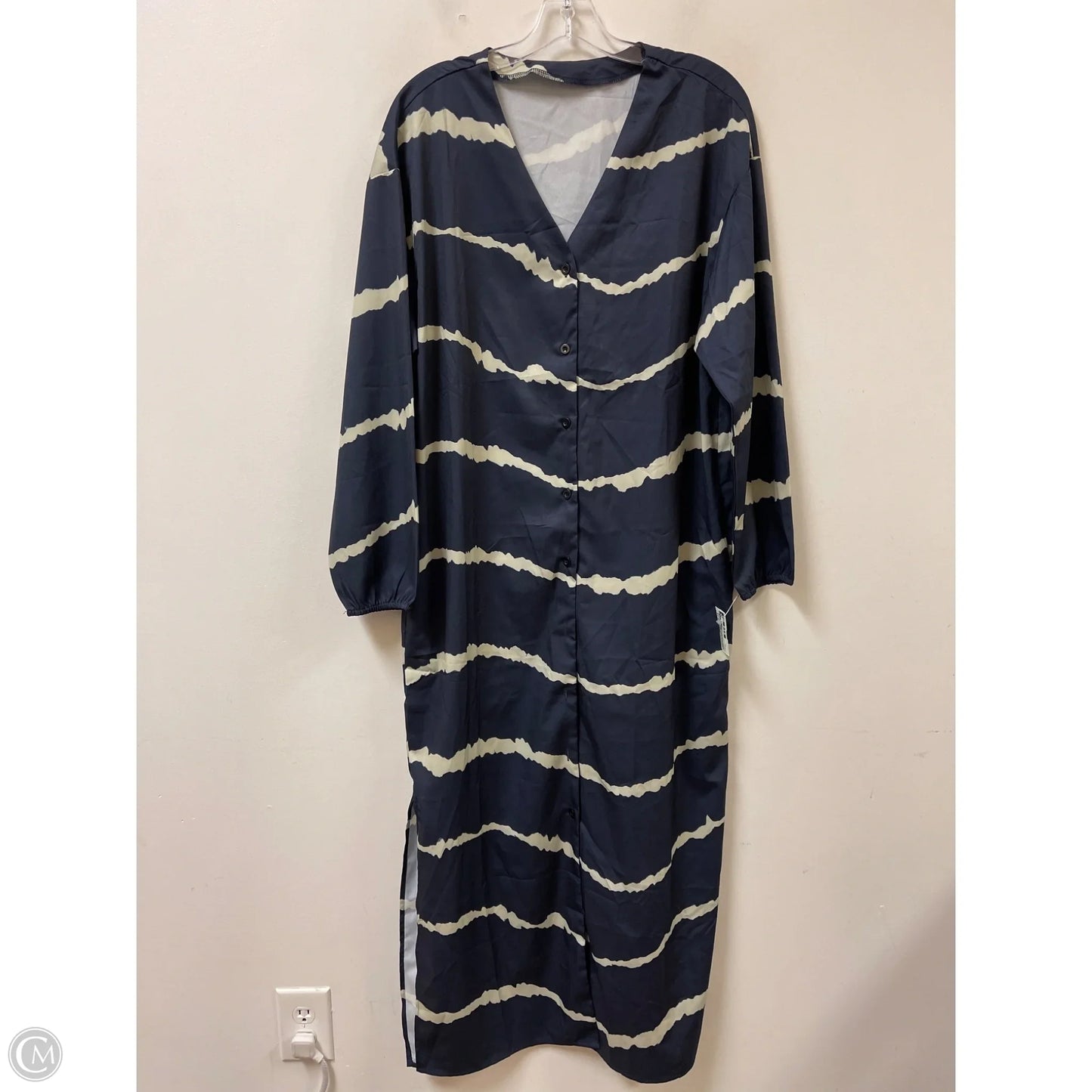 Dress Casual Maxi By Clothes Mentor In Navy, Size: 2x