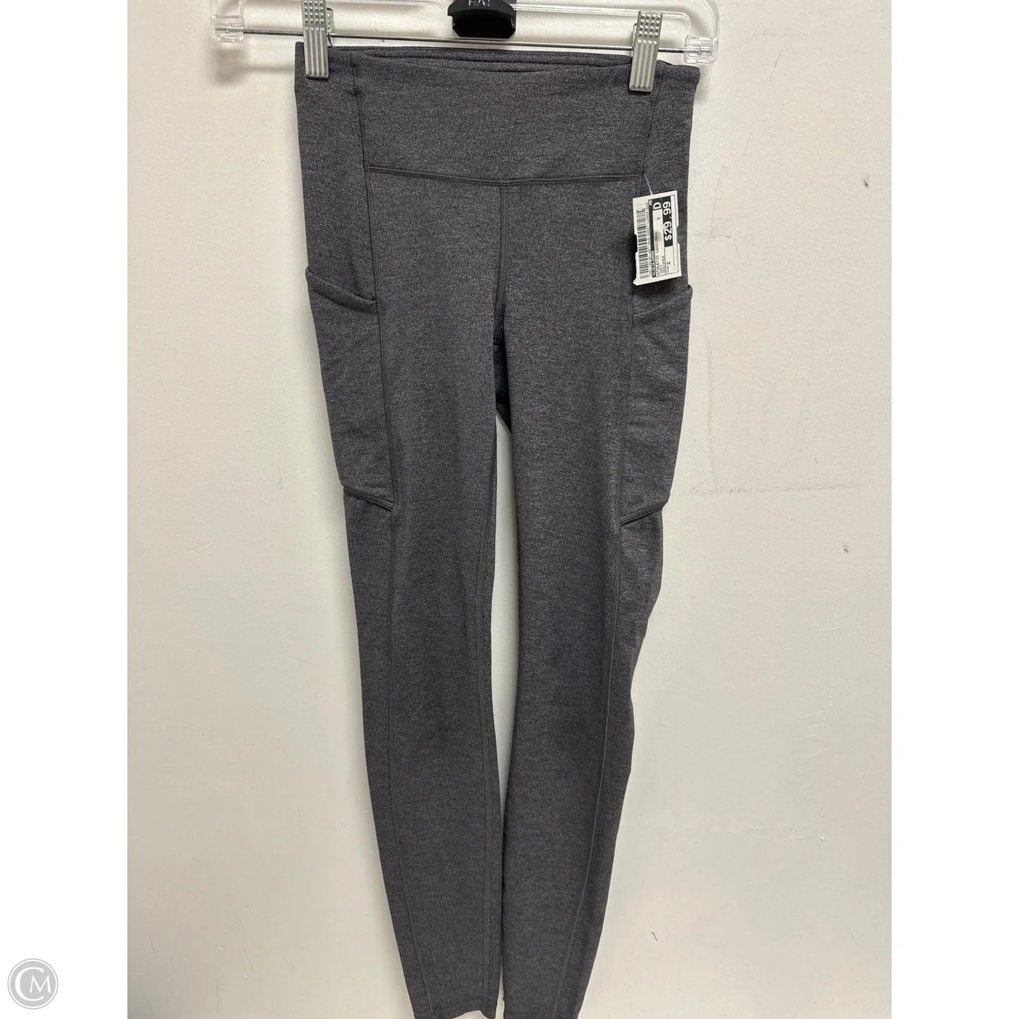 Athletic Leggings By Lululemon In Grey, Size: 2