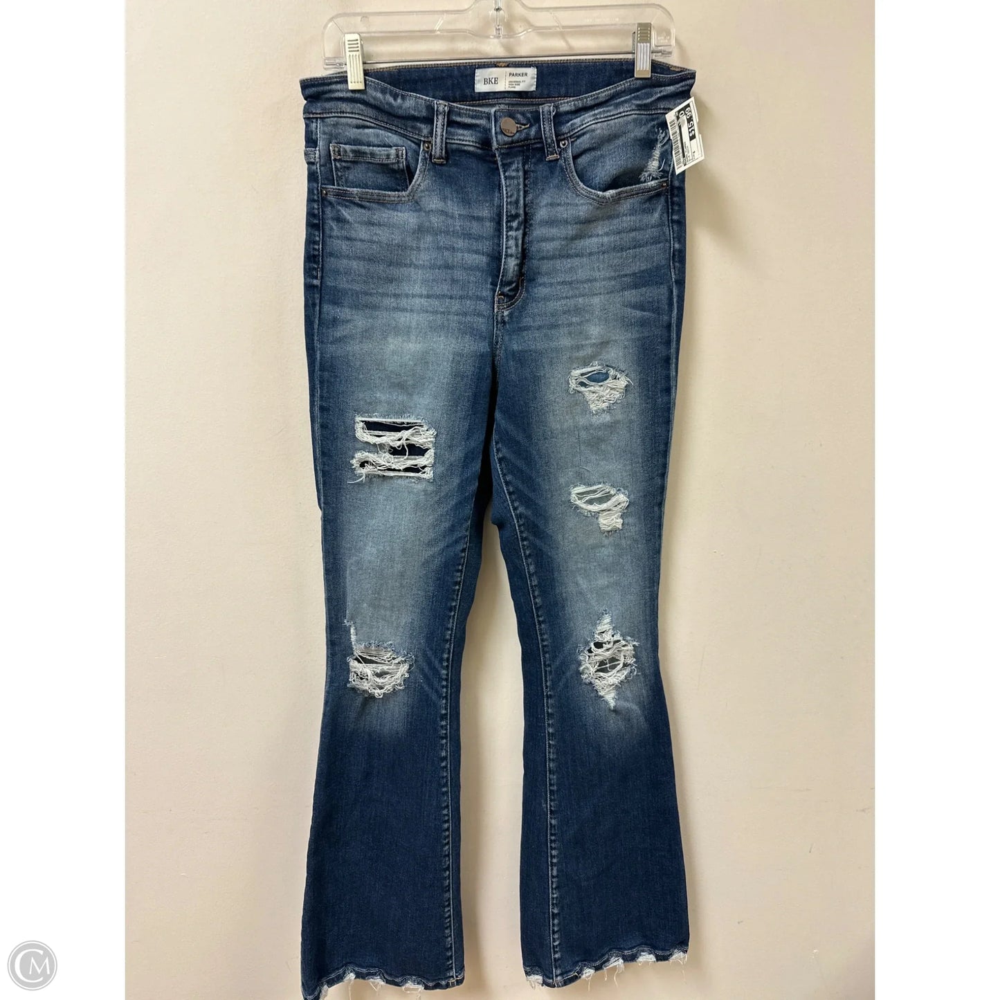 Jeans Flared By Bke In Blue Denim, Size: 6