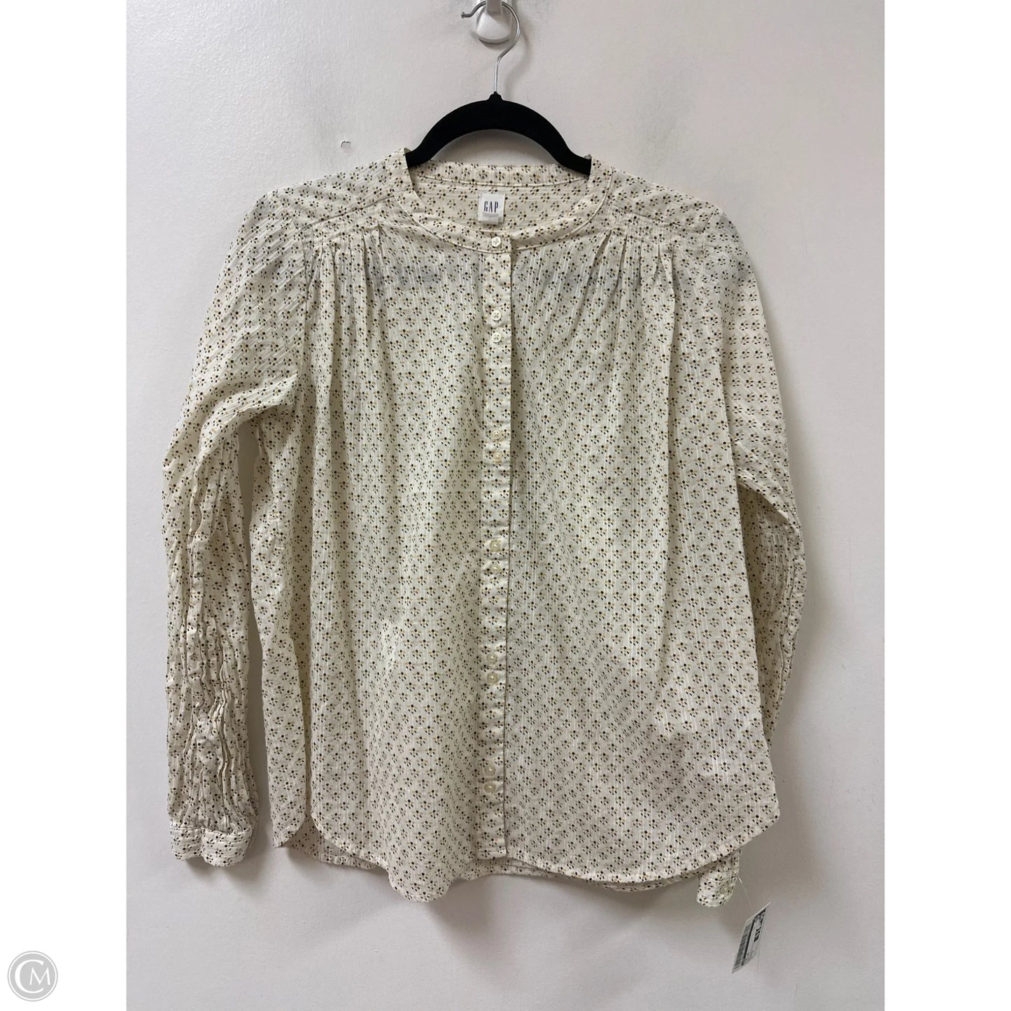 Top Long Sleeve By Gap In Yellow, Size: S