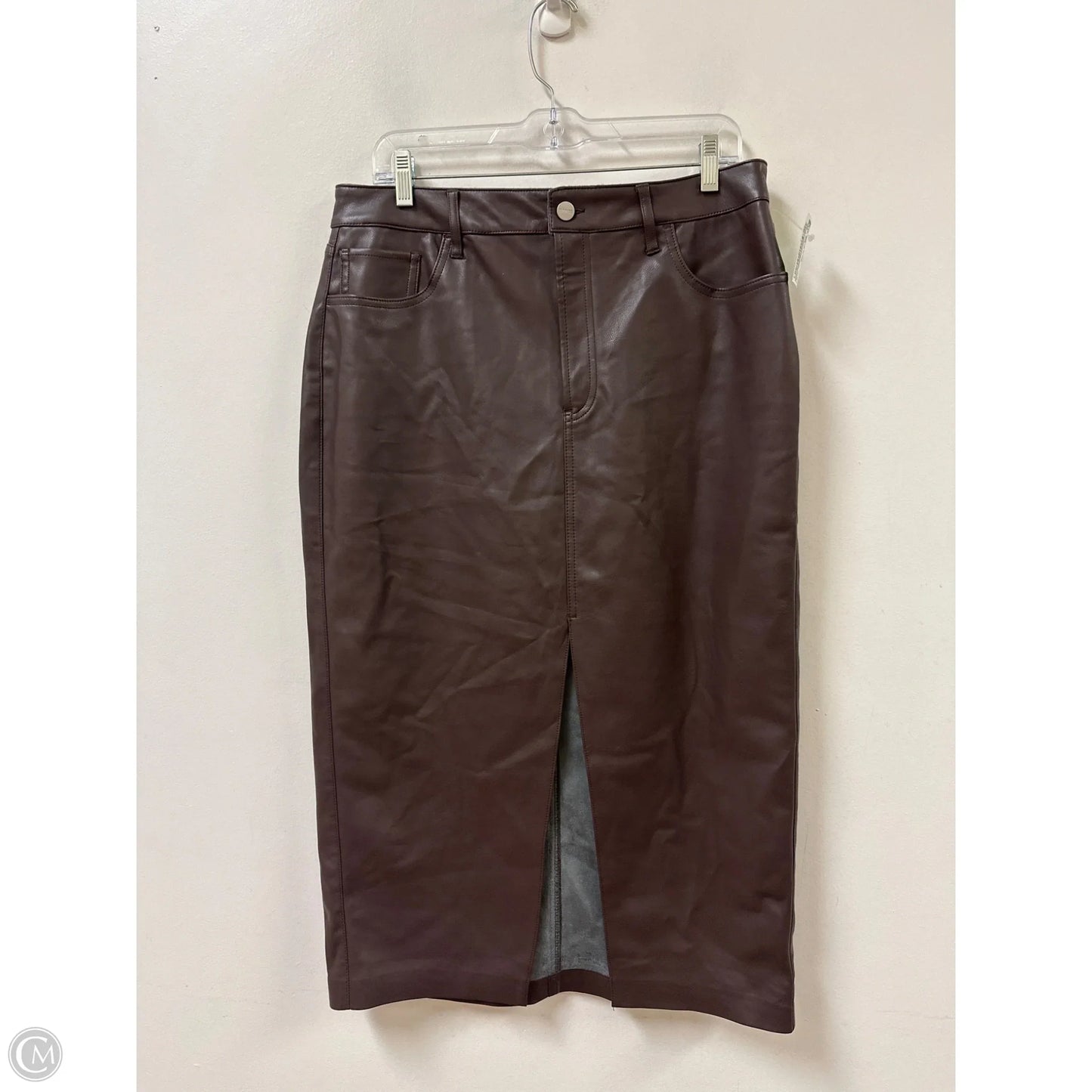 Skirt Maxi By Express In Brown, Size: 12