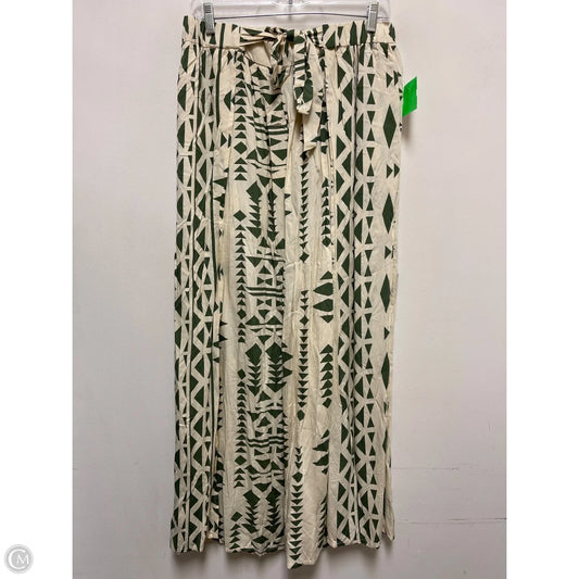 Pants Wide Leg By Shein In Cream, Size: 16