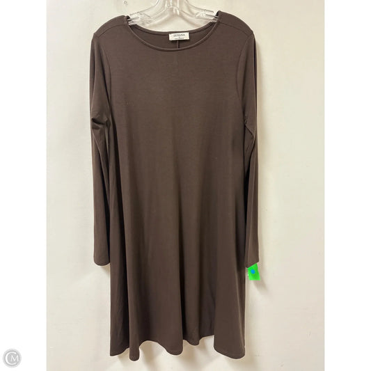 Dress Casual Short By Zenana Outfitters In Brown, Size: L
