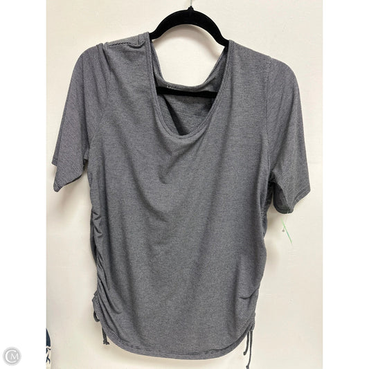 Top Short Sleeve By Lands End In Black, Size: L