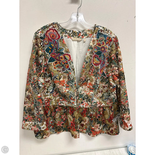Blazer By Soft Surroundings In Multi-colored, Size: Xl