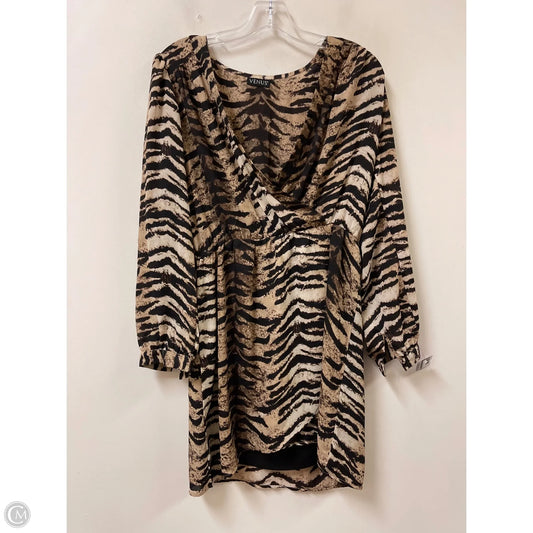 Dress Casual Short By Venus In Brown, Size: L