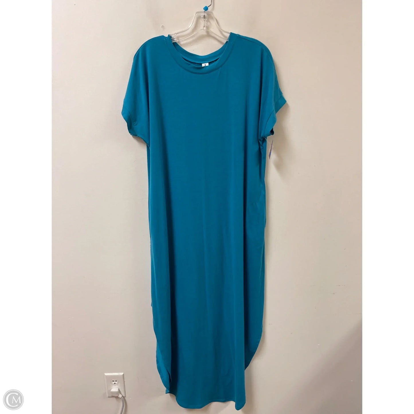 Dress Casual Maxi By Anrabess In Aqua, Size: Xl