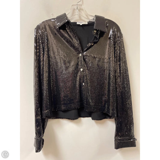 Top Long Sleeve By Clothes Mentor In Black, Size: M