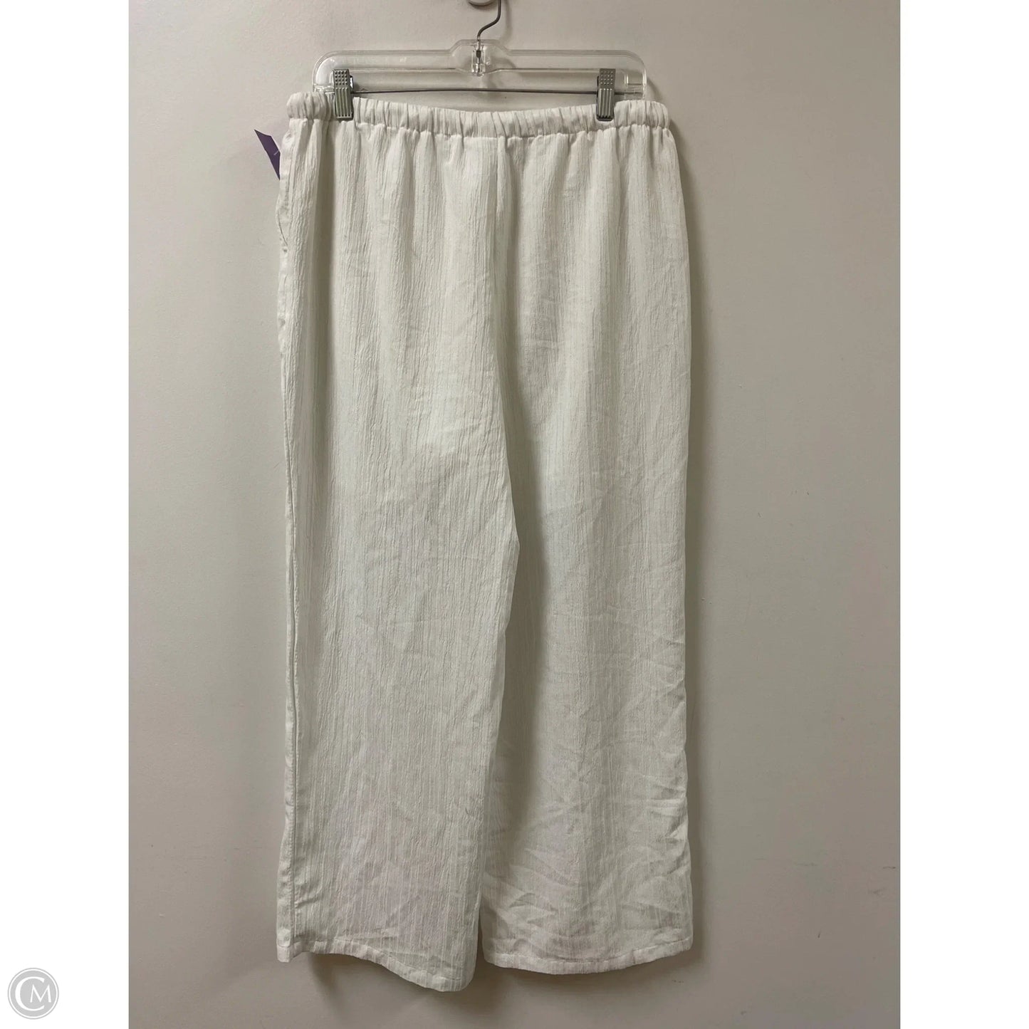 Pants Wide Leg By Clothes Mentor In White, Size: 16