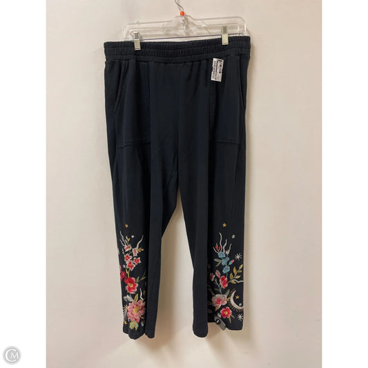 Pants Lounge By Johnny Was In Black, Size: 12