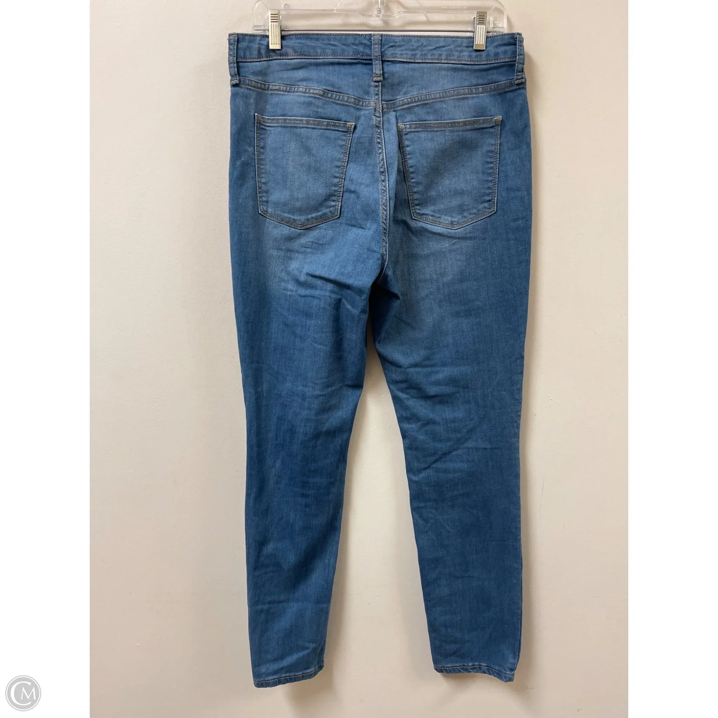 Jeans Skinny By Universal Thread In Blue Denim, Size: 12