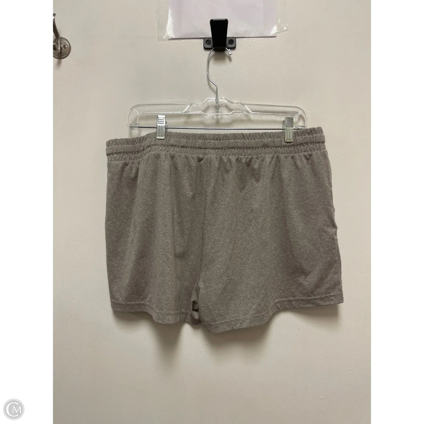 Athletic Shorts By Yogalicious In Tan, Size: L