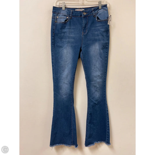 Jeans Flared By Clothes Mentor In Blue Denim, Size: 8