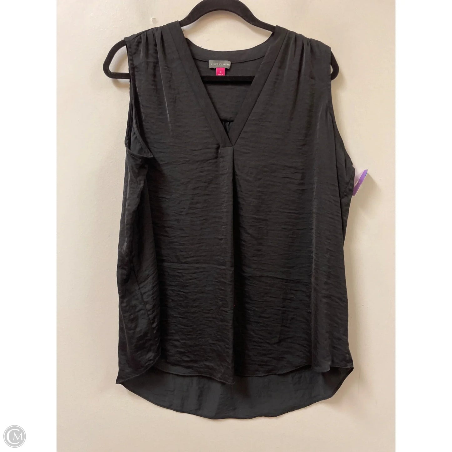 Top Sleeveless By Vince Camuto In Black, Size: 1x