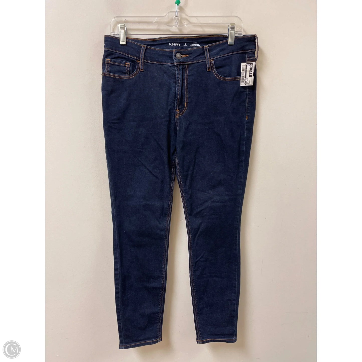 Jeans Skinny By Old Navy In Blue Denim, Size: 8p